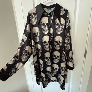 Dressed in Lala Bad to the Bone Posh Satin Playsuit